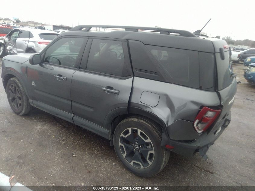 2022 FORD BRONCO SPORT OUTER BANKS VIN: 3FMCR9C65NRE30388