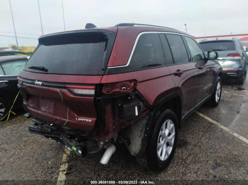 2022 JEEP GRAND CHEROKEE LIMITED VIN: 1C4RJHBG0N8557884