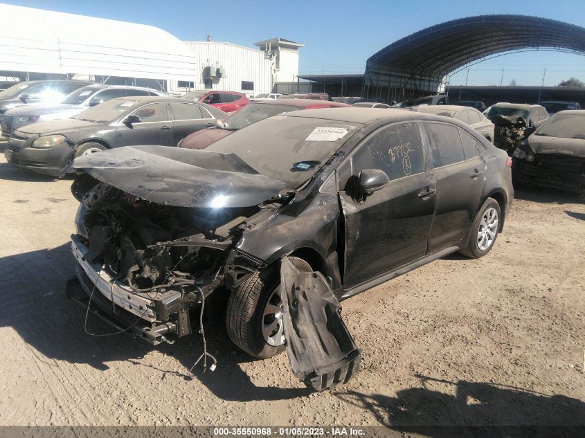 2022 TOYOTA COROLLA LE VIN: 5YFEPMAE0NP377282