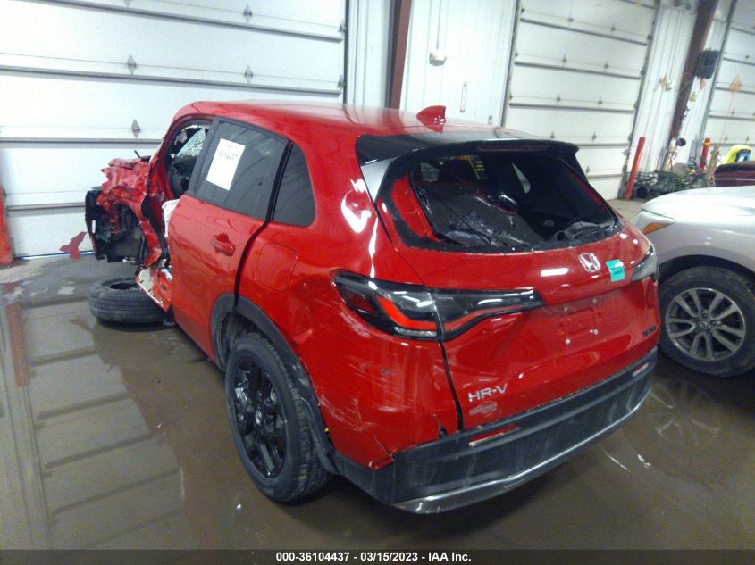 2023 HONDA HR-V SPORT VIN: 3CZRZ2H52PM715534