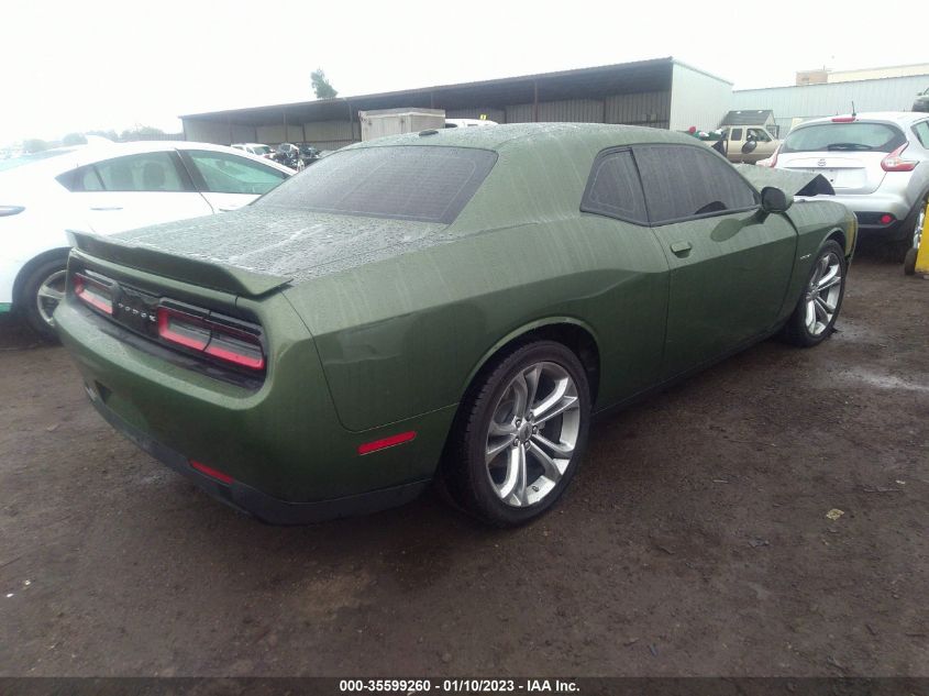 2022 DODGE CHALLENGER R/T VIN: 2C3CDZBT1NH168427