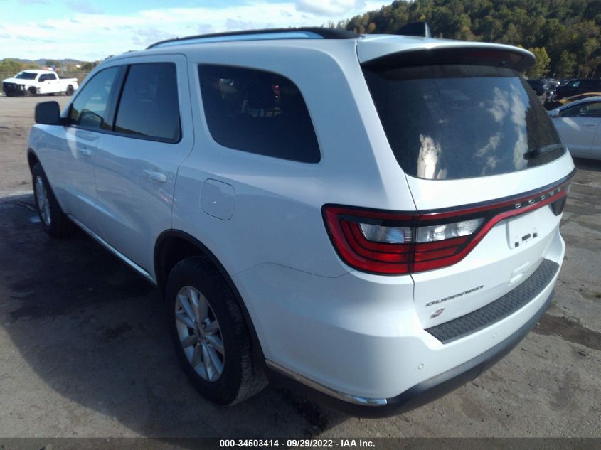 2021 DODGE DURANGO SXT PLUS VIN: 1C4RDJAGXMC697114