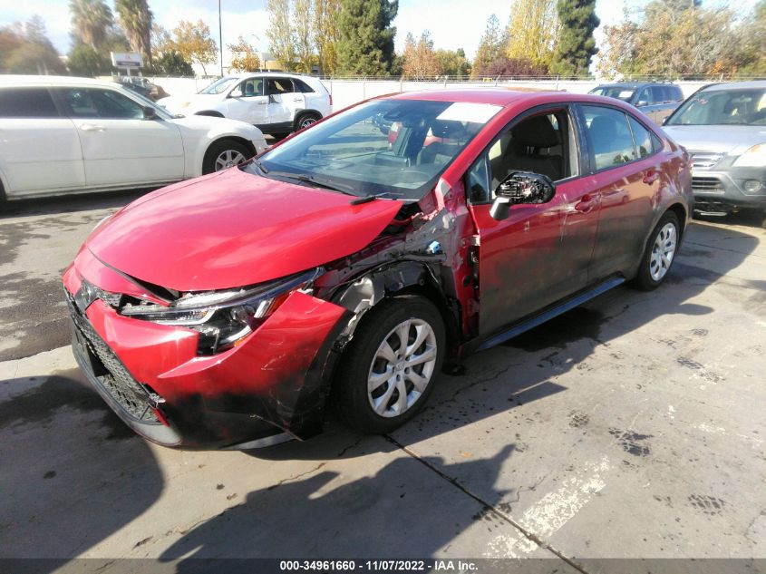 2021 TOYOTA COROLLA LE VIN: JTDEPMAE3MJ168556