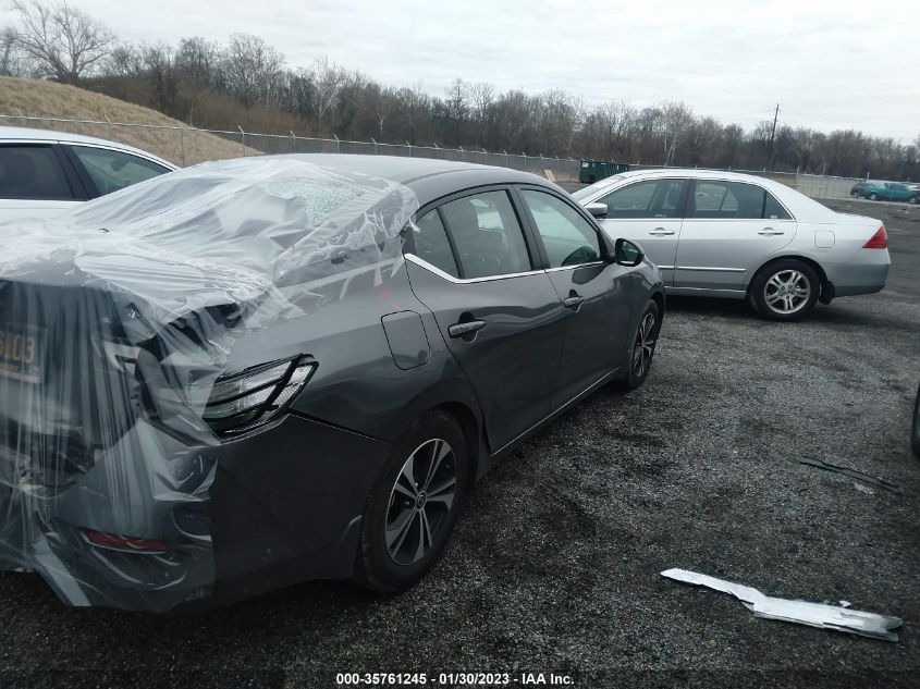 2022 NISSAN SENTRA SV VIN: 3N1AB8CV3NY210094
