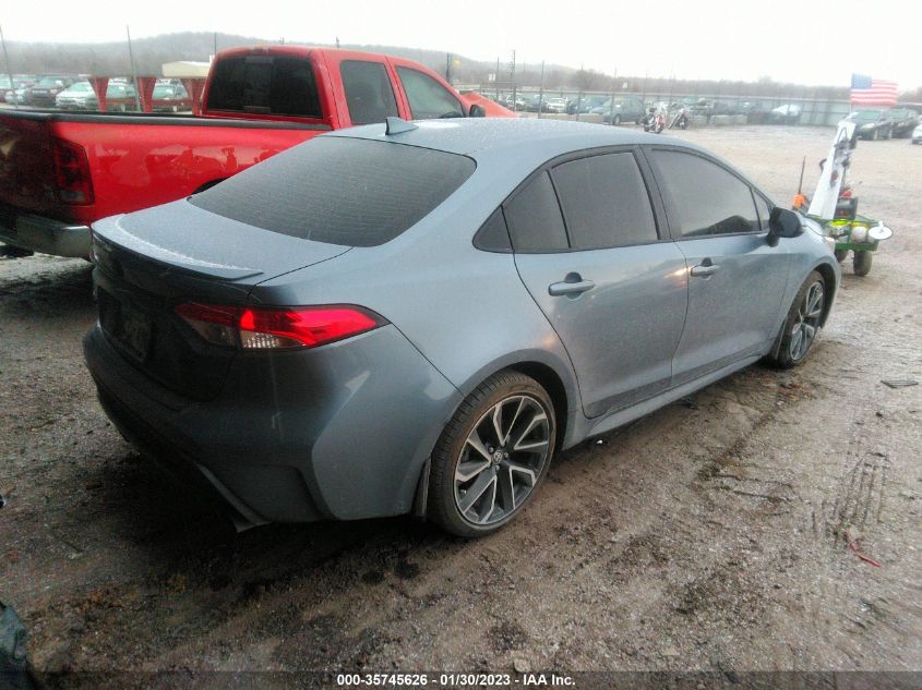 2022 TOYOTA COROLLA SE/SE NIGHTSHADE/APEX SE VIN: JTDS4MCE6N3510189