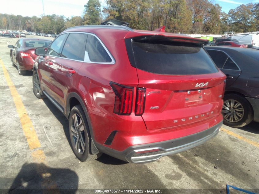 2022 KIA SORENTO PLUG-IN HYBRID SX VIN: KNDRJDLH1N5090685