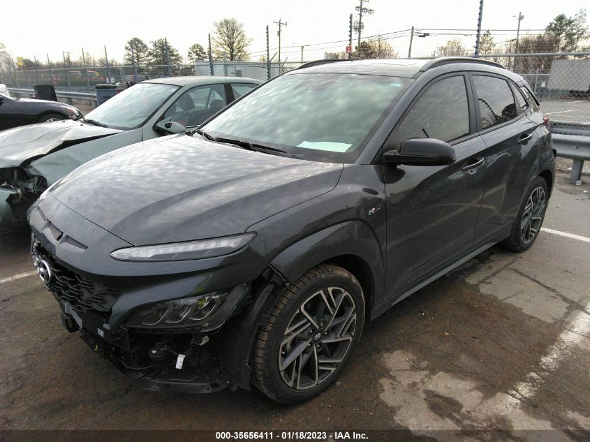 2022 HYUNDAI KONA N LINE VIN: KM8K33A33NU842031