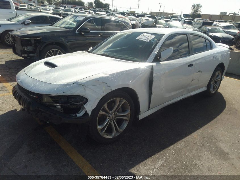 2022 DODGE CHARGER GT VIN: 2C3CDXHG8NH169802