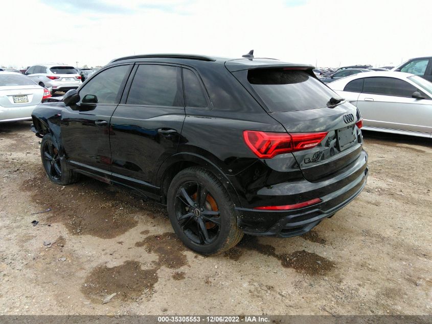 2022 AUDI Q3 S LINE PREMIUM PLUS VIN: WA1EECF39N1082767