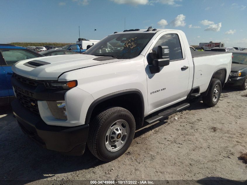 2022 CHEVROLET SILVERADO 2500HD WORK TRUCK VIN: 1GC0WLE71NF167543