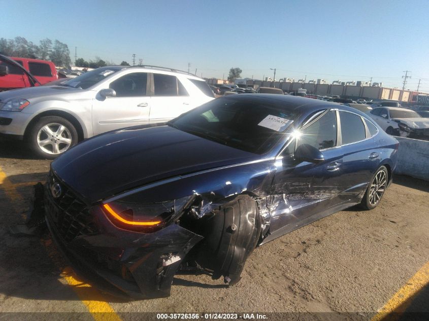 2021 HYUNDAI SONATA LIMITED VIN: 5NPEH4J29MH075052