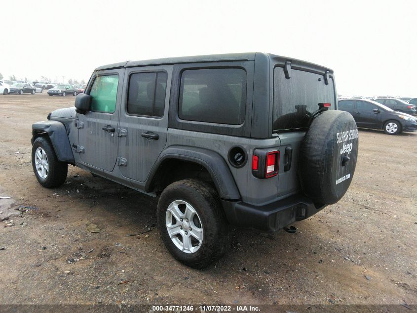 2021 JEEP WRANGLER UNLIMITED SPORT VIN: 1C4HJXKN4MW841114