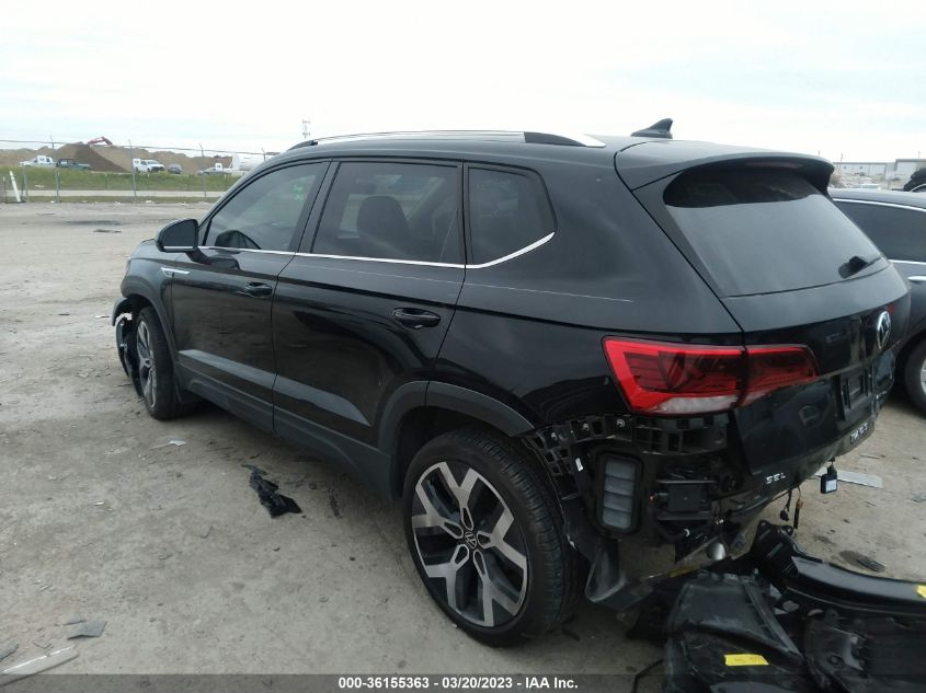 2022 VOLKSWAGEN TAOS SEL VIN: 3VV2X7B27NM066417