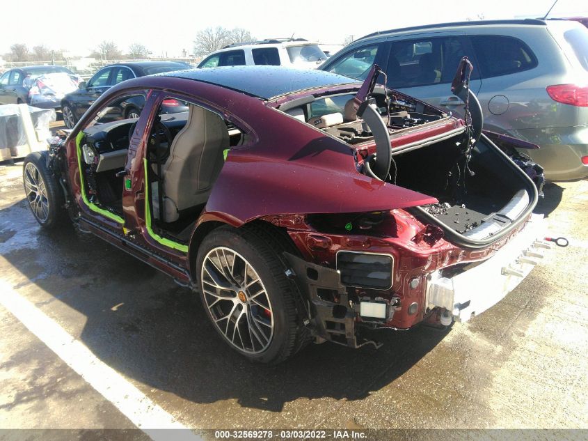 2021 PORSCHE TAYCAN 4S VIN: WP0AB2Y19MSA45121