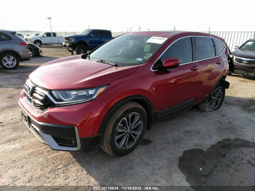 2022 HONDA CR-V EX-L VIN: 7FARW1H87NE005831