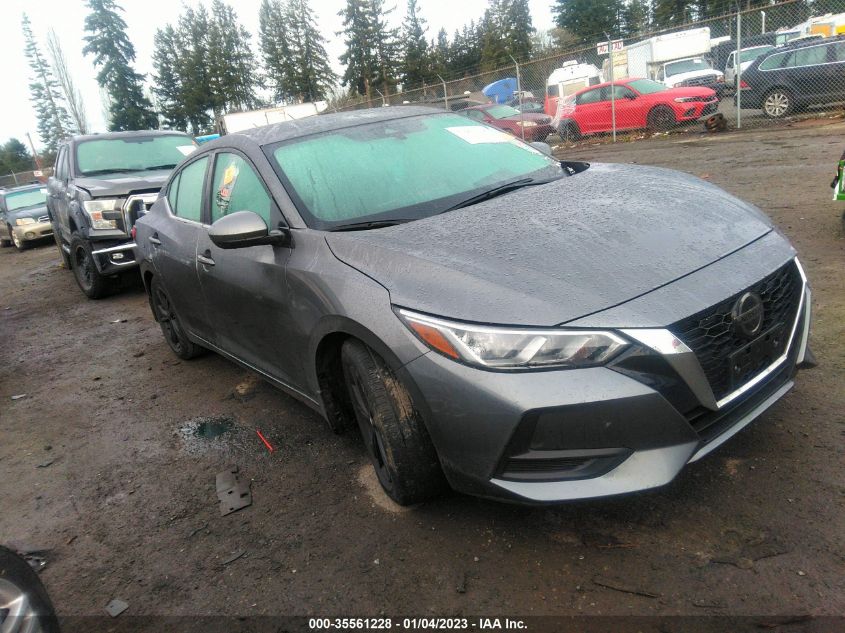 2021 NISSAN SENTRA SV VIN: 3N1AB8CV8MY257622