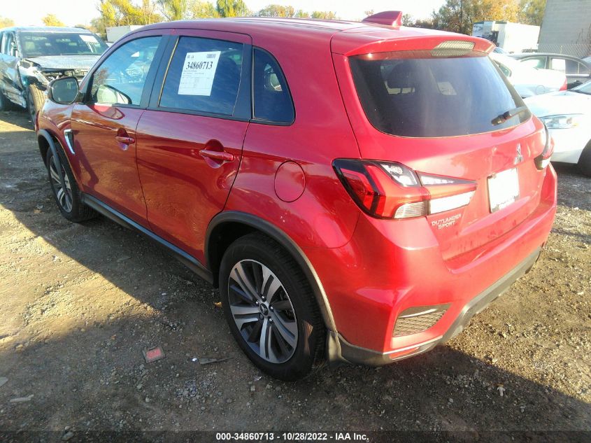 2022 MITSUBISHI OUTLANDER SPORT SE VIN: JA4APVAU6NU012601