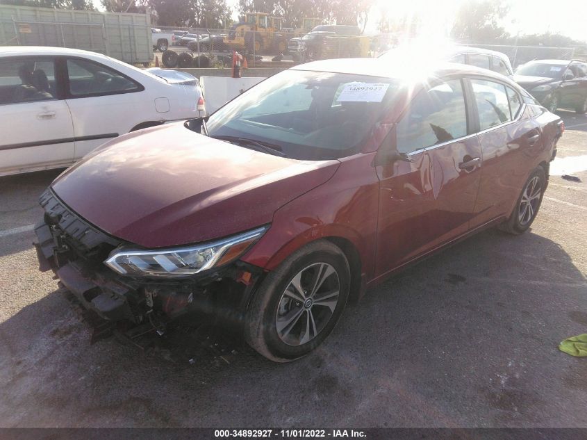 2021 NISSAN SENTRA SV VIN: 3N1AB8CV4MY242079