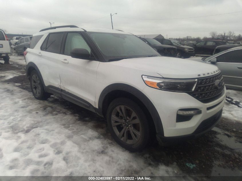 2021 FORD EXPLORER XLT VIN: 1FMSK8DH9MGA80733