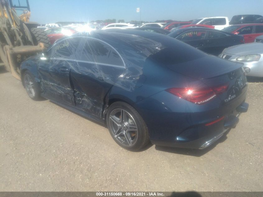 2020 MERCEDES-BENZ CLA CLA 250 VIN: WDD5J4HB6LN072463