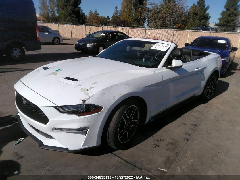 2022 FORD MUSTANG ECOBOOST VIN: 1FATP8UH7N5101107