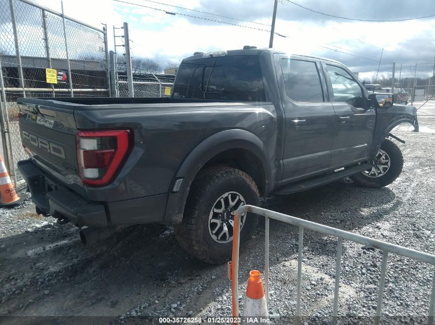 2021 FORD F-150 RAPTOR VIN: 1FTFW1RG2MFC58232