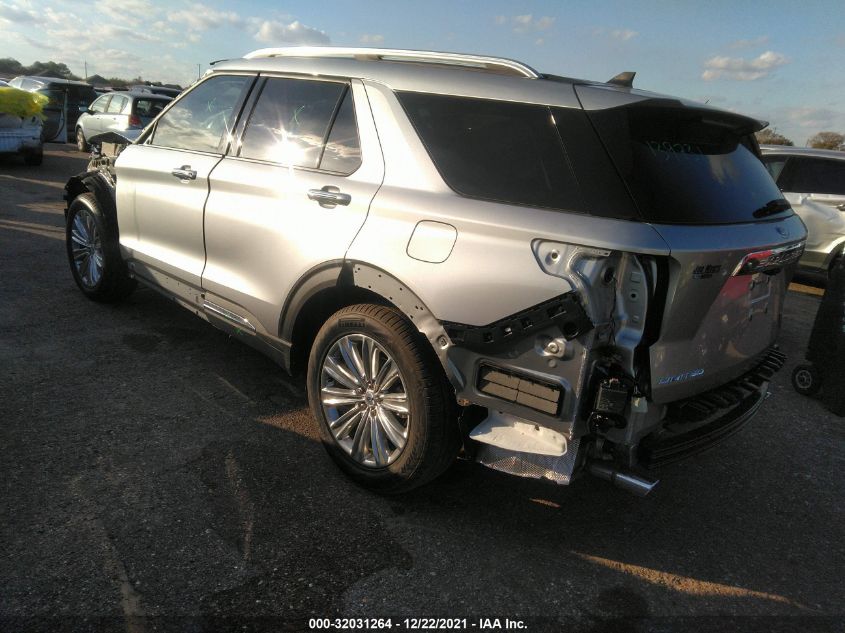 2021 FORD EXPLORER LIMITED VIN: 1FMSK7FH7MGB70227