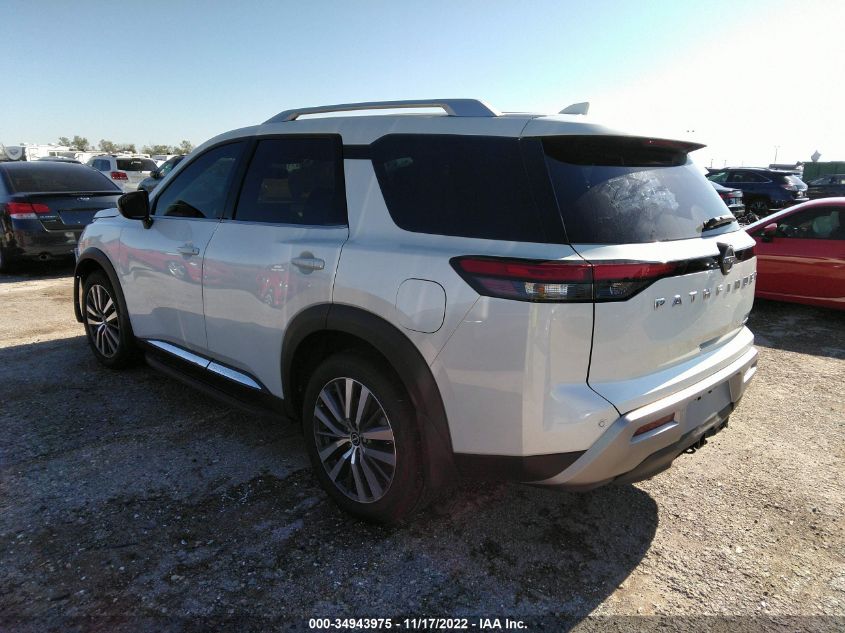 2022 NISSAN PATHFINDER PLATINUM VIN: 5N1DR3DH9NC258060