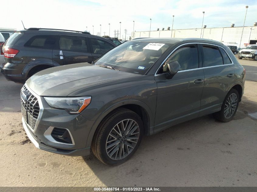 2021 AUDI Q3 PREMIUM VIN: WA1AUCF3XM1138022