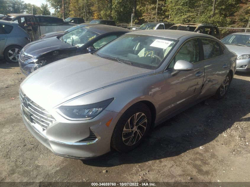 2021 HYUNDAI SONATA HYBRID BLUE VIN: KMHL24JJ2MA026861