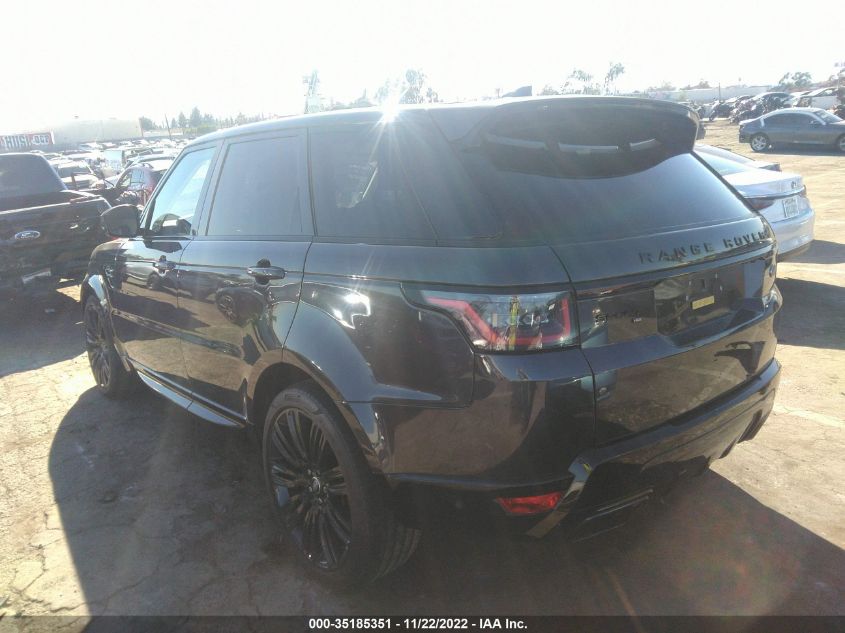 2020 LAND ROVER RANGE ROVER SPORT HSE VIN: SALWR2SU6LA711253