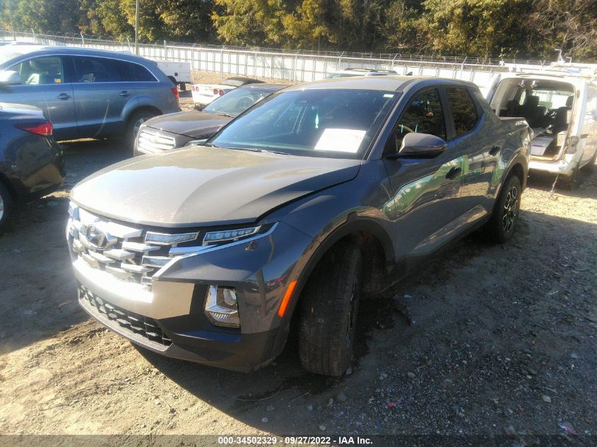 2022 HYUNDAI SANTA CRUZ SE VIN: 5NTJA4AE9NH014199