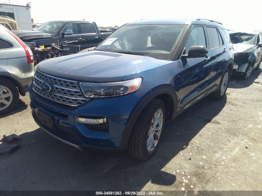 2021 FORD EXPLORER LIMITED VIN: 1FMSK8FH6MGB72816