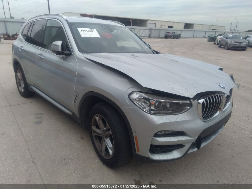 2021 BMW X3 SDRIVE30I VIN: 5UXTY3C00M9H96996