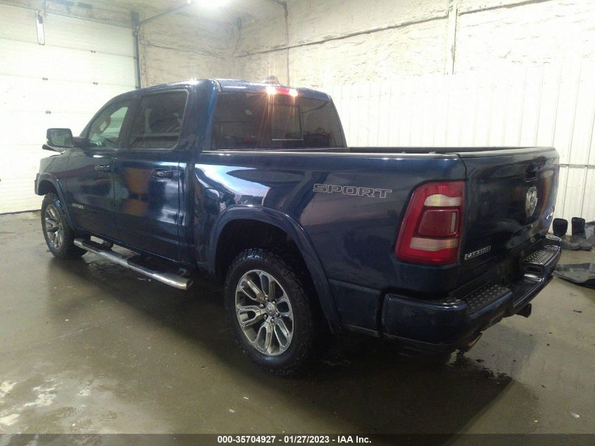 2021 RAM 1500 LARAMIE VIN: 1C6SRFJM3MN834301