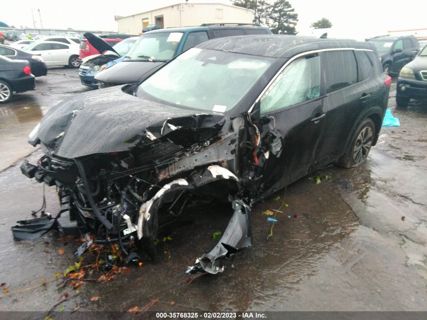2022 NISSAN ROGUE SV VIN: JN8BT3BA3NW042789