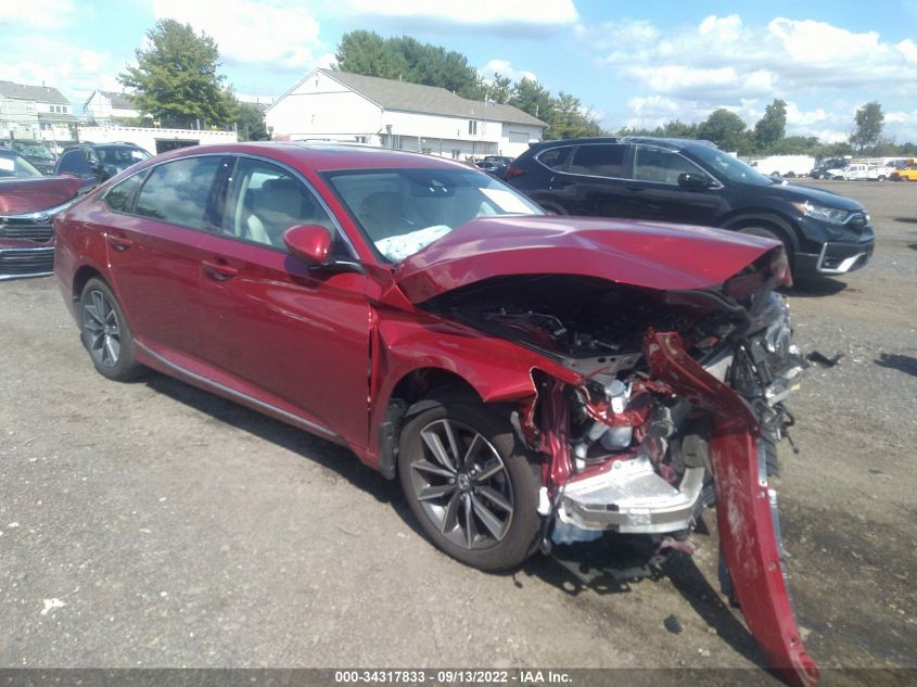 2021 HONDA ACCORD SEDAN EX-L VIN: 1HGCV1F58MA061461
