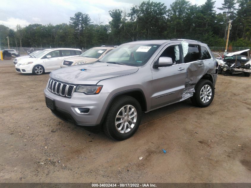 2021 JEEP GRAND CHEROKEE LAREDO E VIN: 1C4RJFAG3MC607436