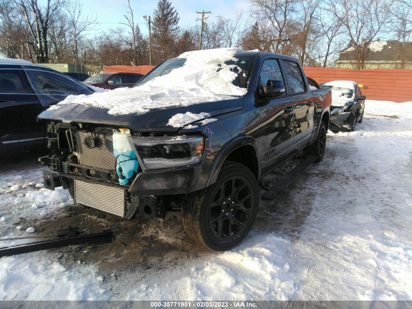 2022 RAM 1500 LARAMIE VIN: 1C6SRFJM9NN128788