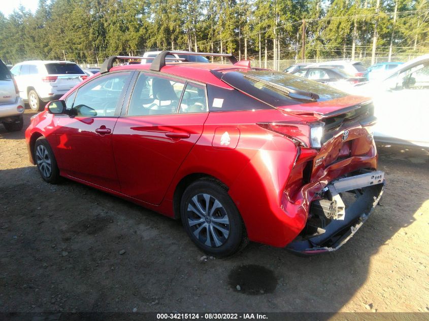 2020 TOYOTA PRIUS XLE VIN: JTDL9RFU1L3020701