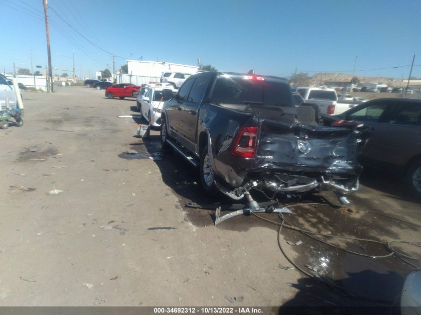 2021 RAM 1500 LARAMIE VIN: 1C6SRFJT7MN798863
