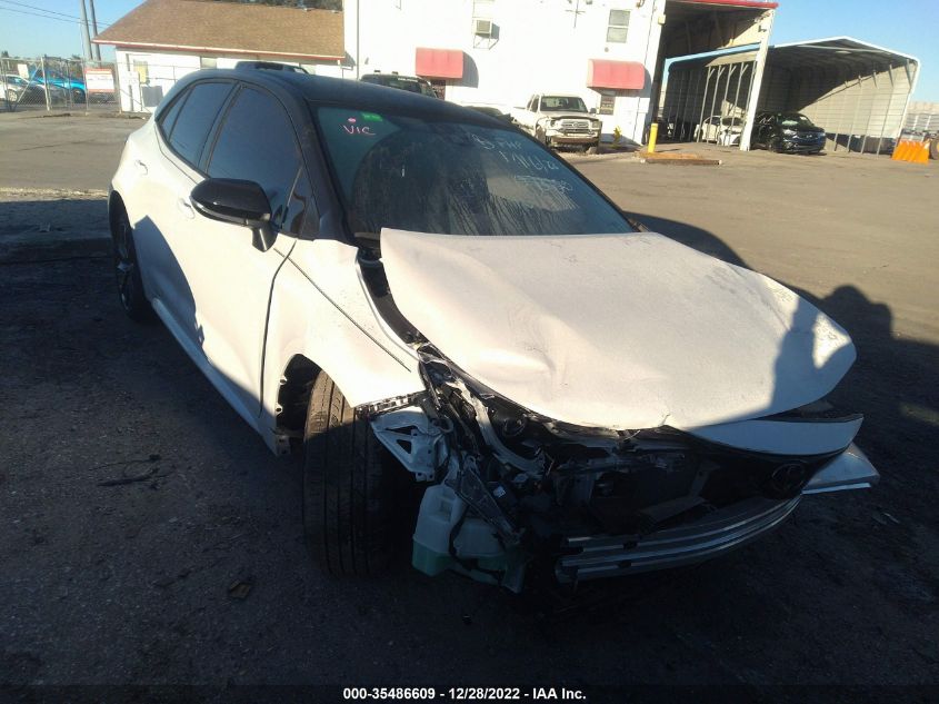 2022 TOYOTA COROLLA HATCHBACK XSE VIN: JTNC4MBE5N3160961