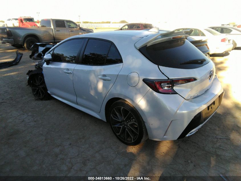 2022 TOYOTA COROLLA HATCHBACK XSE VIN: JTNA4MBE8N3164512