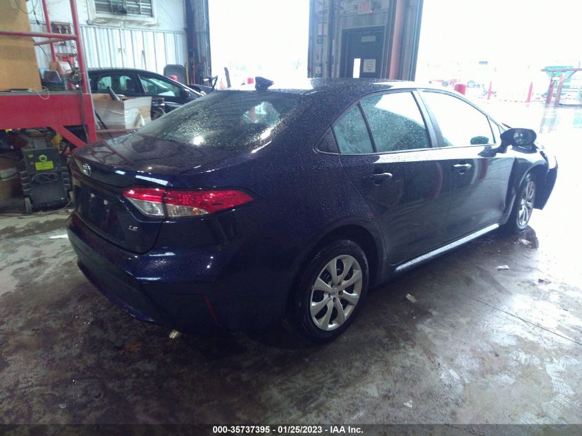 2022 TOYOTA COROLLA LE VIN: 5YFEPMAE1NP287445