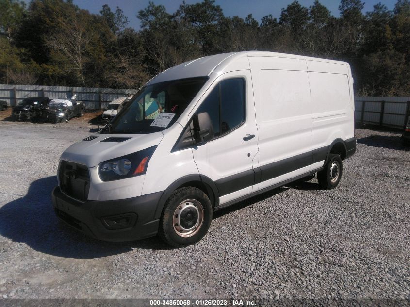 2021 FORD TRANSIT CARGO VAN VIN: 1FTBR1C88MKA71334