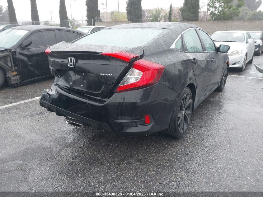 2020 HONDA CIVIC SEDAN SPORT VIN: 19XFC2E83LE027667