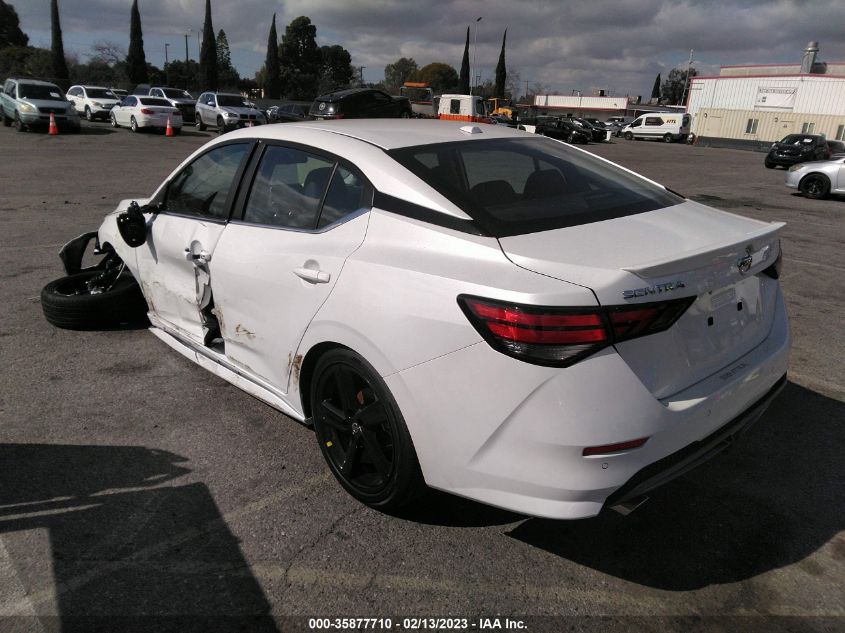 2022 NISSAN SENTRA SR VIN: 3N1AB8DV3NY320920