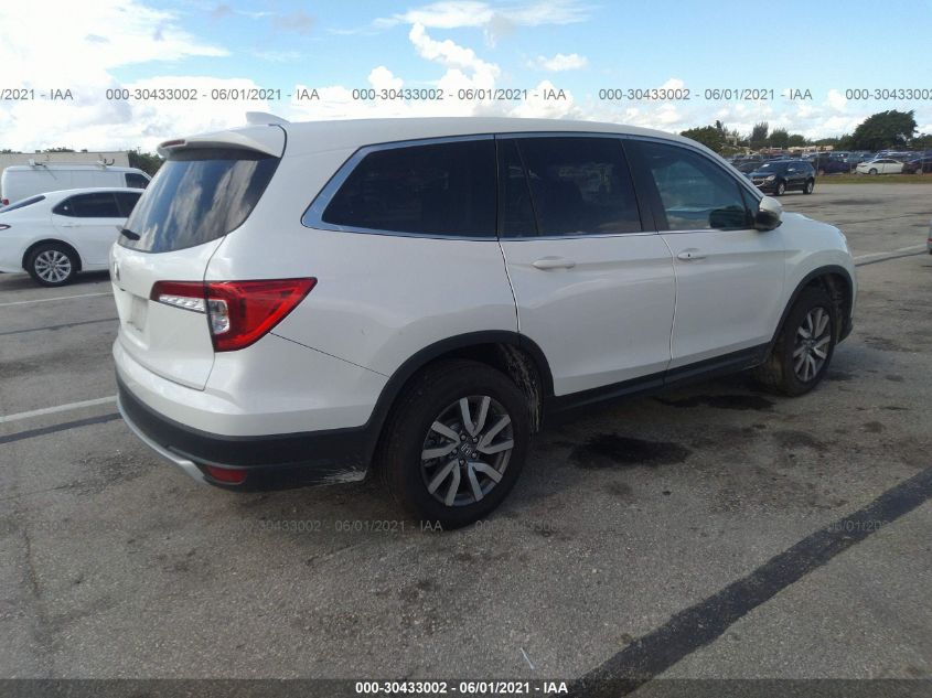 2021 HONDA PILOT EX-L VIN: 5FNYF5H55MB027183