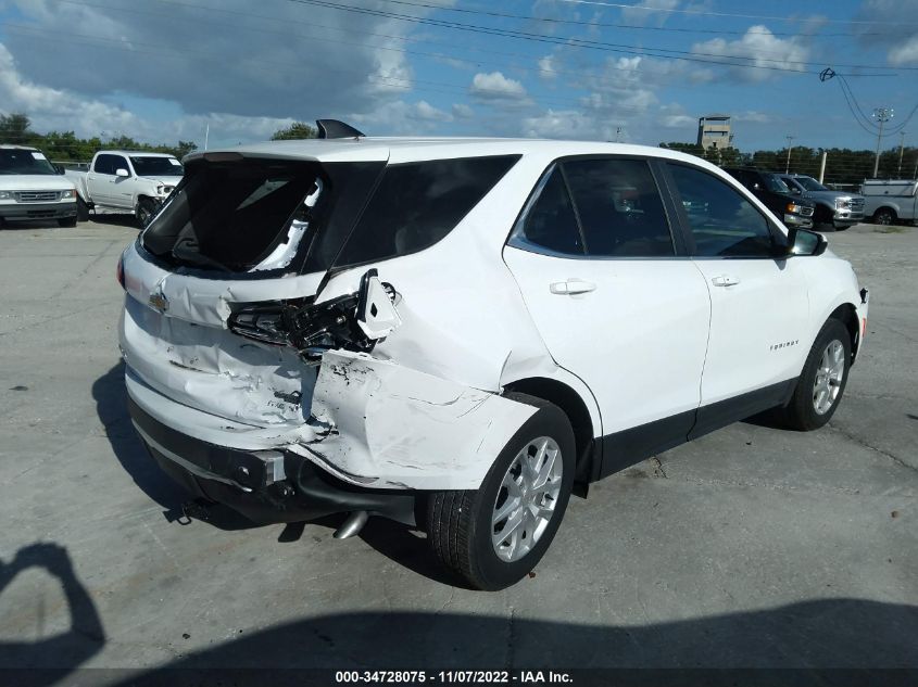 2022 CHEVROLET EQUINOX LT VIN: 3GNAXTEV0NL134496