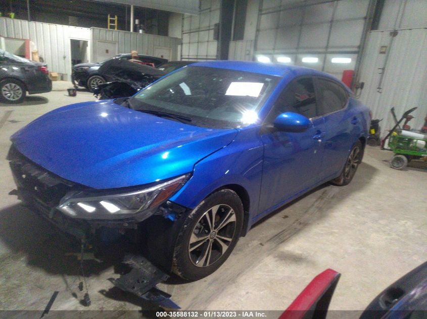 2021 NISSAN SENTRA SV VIN: 3N1AB8CV5MY267878